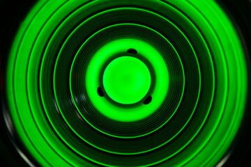 Abstract circles light green bokeh background - Blurred green nature background with soft focus