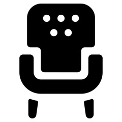 Sitting Chair Vector 