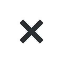 Fototapeta premium Cancel icon