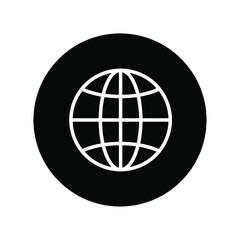 world set international earth globe icon vector illustration