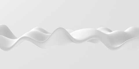 White abstract liquid wavy background