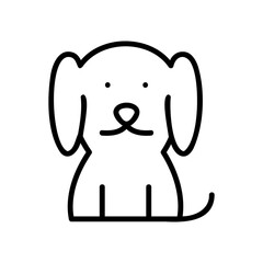dog icon isolated on white background from old age collection. dog icon trendy and modern dog symbol for logo, web, app, UI. dog icon simple sign.