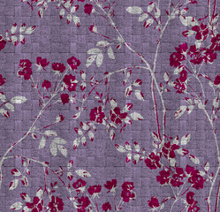 Sack Wire Mesh Texture Floral Silhouettes Seamless Pattern Design Trendy Fashion Colors Perfect For Fabric Print 