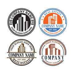 A Set Of Architecture Vector , A Set Of Real Estate Logo