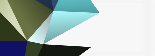 3d mosaic abstract backgrounds, low poly shape geometric design