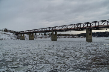 Bridge over the Frozen River
