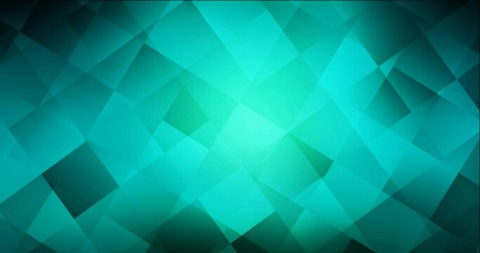 4K looping dark blue, green video with lines, rectangles. Modern abstract animation with gradient rectangles. Slideshow for web sites. 4096 x 2160, 30 fps.