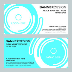 Abstract Banner Design Template in Vector eps10