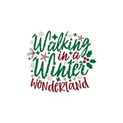 Obraz premium Walking In A Winter Wonderland
