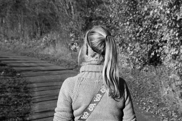 Woman in the park
