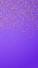 Festive positive confetti. Celebration stars. Chil