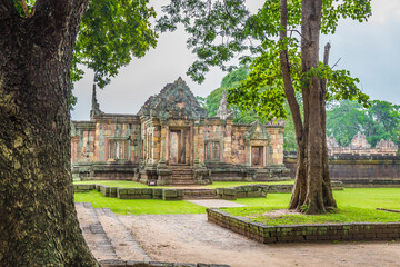 Mueang Tam Stone Sanctuary it is a castle built in the ancient Khmer period in Buriram, Thailand.