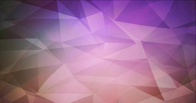 4K looping dark pink, green polygonal abstract animation. Colorful abstract video clip with gradient. Slideshow for web sites. 4096 x 2160, 30 fps. Codec Photo JPEG.