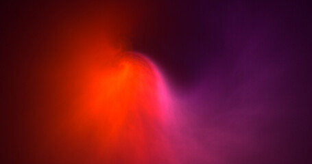 3D rendering abstract multicolor fractal light background
