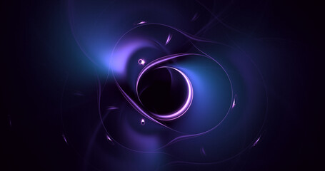 3D rendering abstract multicolor fractal light background
