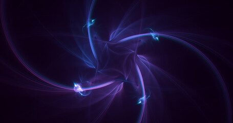 Obraz premium 3D rendering abstract multicolor fractal light background 