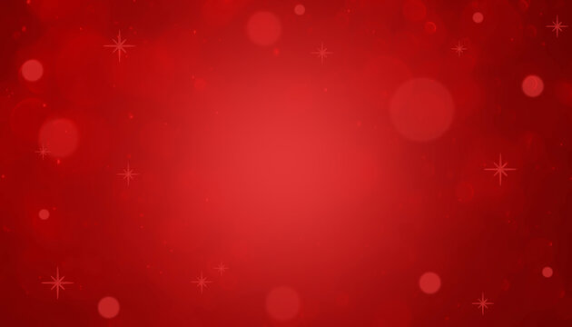 Christmas background red.Red color abstract background with soft blur bokeh light effect.