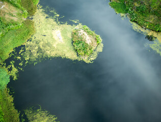 Aerial drone shot in Norway