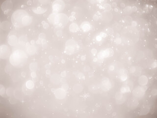 christmas background white snow.White and Silver lights on bokeh abstract background.