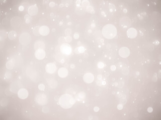 christmas background white snow.White and Silver lights on bokeh abstract background.