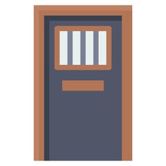 Prison door icon, Protest related vector