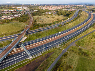 View of motorway