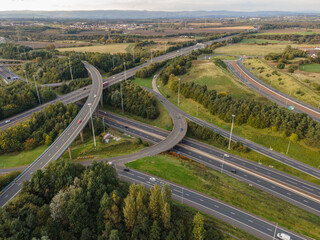 View of motorway