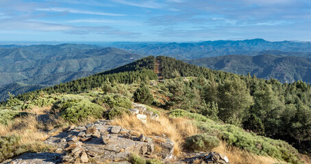 VIEW OF THE MOUNTAINS
