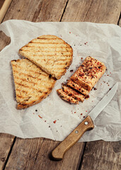 BREAD WITH HERB BUTTER