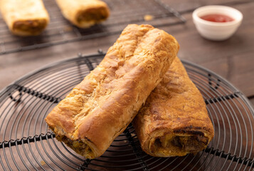 Potato puff patties, popular snack in India