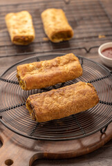 Potato puff patties, popular snack in India