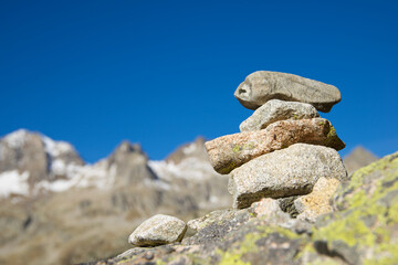 Cairn in the Pyrenees