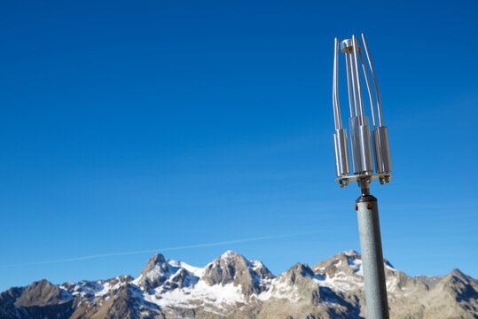 Close-up of a lightning rod