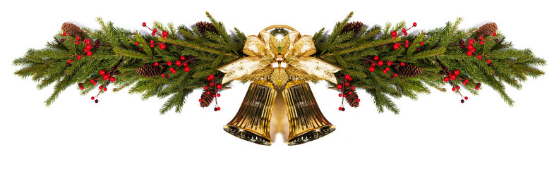 Jingle bells Christmas fir decoration