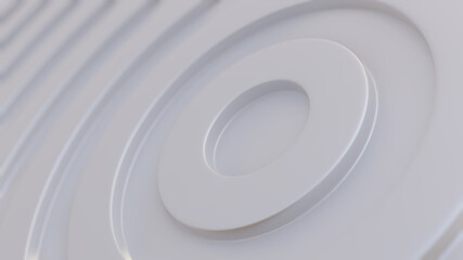 Abstract background with concentric white circles