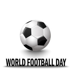 Obraz premium World Football Day with Soccer ball