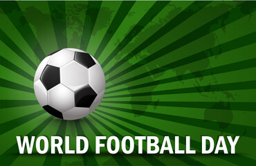 World Football Day with Soccer ball