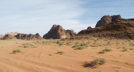 Jordania pustynia Wadi Rum