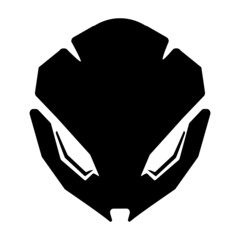 Vector BMW S1000RR 2020. Alien de BMW. Diseño de alien BMW s1000rr