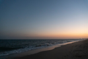Sunset at beach