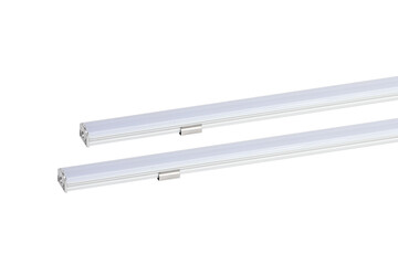 Metal LED flood light indoor bar projector lamp isolated on white background