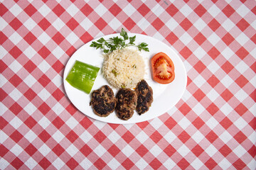 Turkish izgara kofte