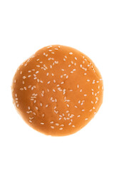 burger bun isolated