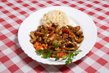 Turkish stew with chicken