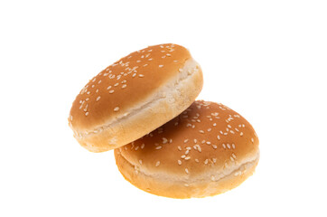 burger bun isolated