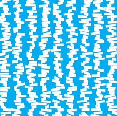 blue background with pattern of white strips 