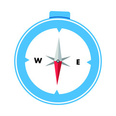Kompass blau