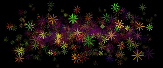 Abstract flower background. The retro design concept for decoration, wallpaper, backdrop, or presentation.