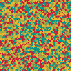 Abstract Geometric Pattern generative computational art illustration