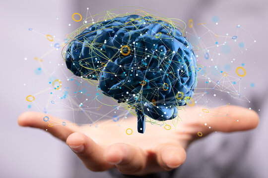 information intelligence brain ai digtal 3d artificial intelligence